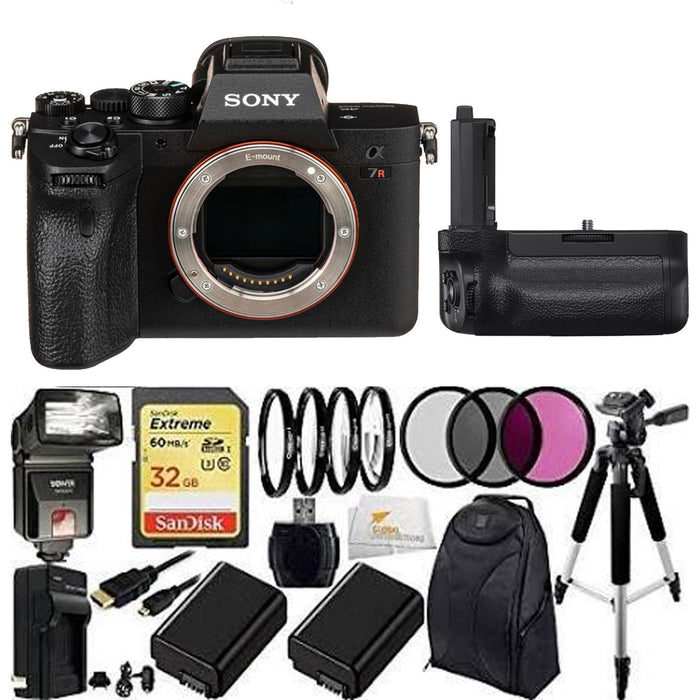 Sony a7R IVA Mirrorless Camera Extreme Pro Bundle W/ Battery Grip