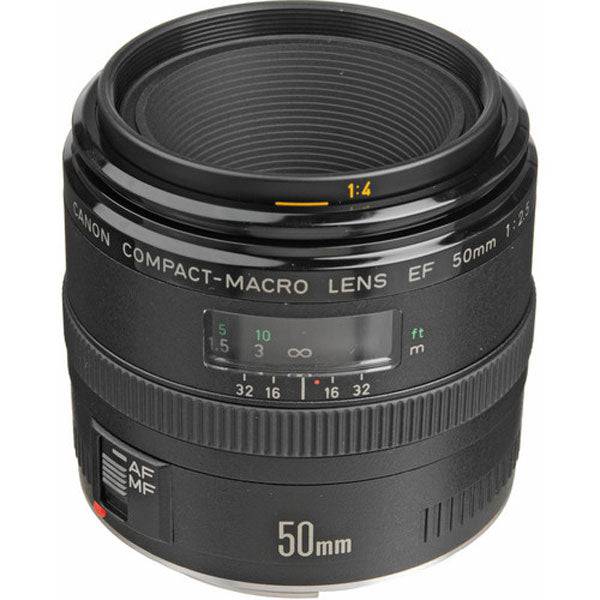 Canon 50mm f/2.5 EF Macro Autofocus Lens