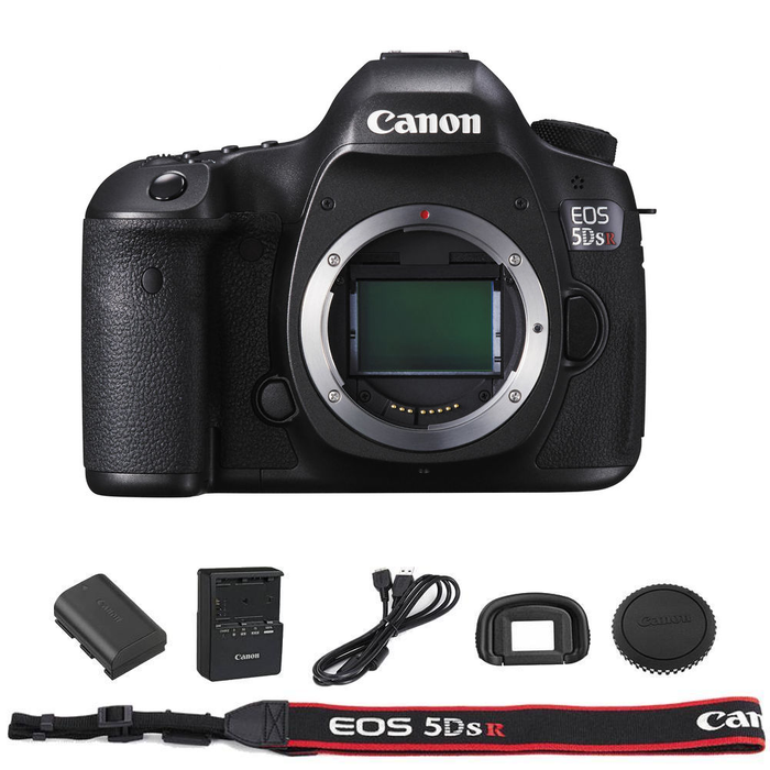 Canon Eos 5DS R Digital SLR Camera Body - Black - 64 GB Accessory Bundle