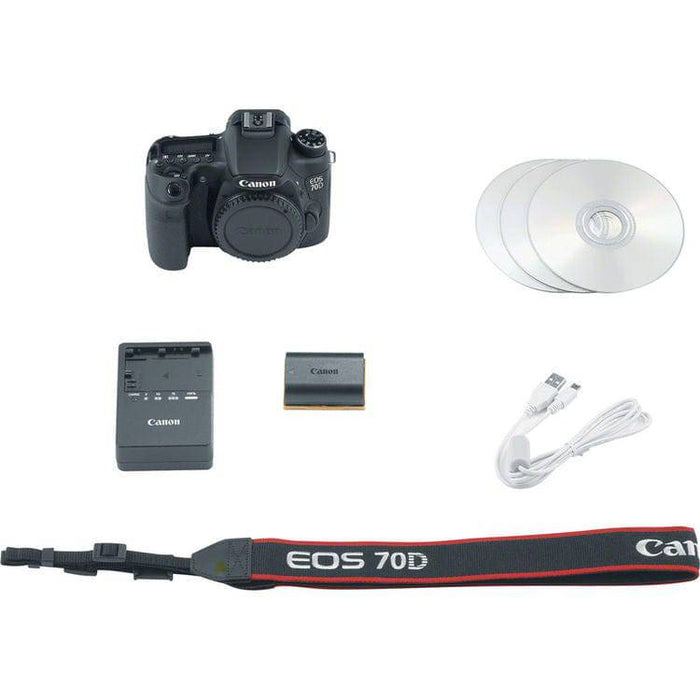 Canon EOS 70D/80D DSLR Camera - Body Only USA Deluxe Bundle