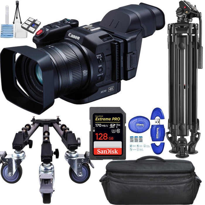 Canon XC10 4K Professional Camcorder Advanced Starter Bundle