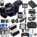 Canon XC10 4K Professional Camcorder W/ Sony ECM-VG1, Tripod, Padded Case, LED Light, 128GB, Monitor & Supreme Bundle