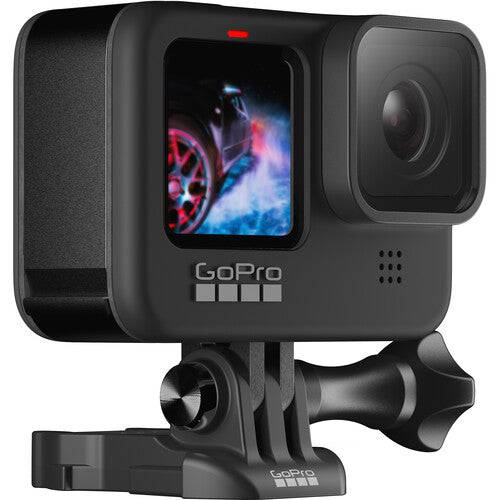 GoPro HERO9 Black with Waterproof Housing + Glass Screen Protector + Silicone Case + Carrying Case + Lens Caps + Color Correction Filters