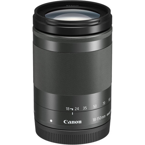 Canon EF-M 18-150mm f/3.5-6.3 IS STM Lens (Graphite)