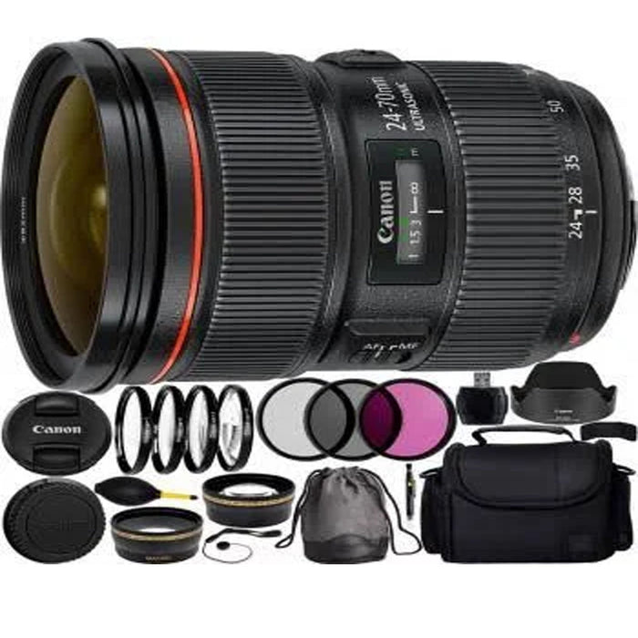 Canon EF 24-70mm f/2.8L II USM Lens Accessory Bundle