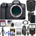 Canon EOS R5 Mirrorless Digital Camera with Canon RF 24-70mm f/2.8L IS USM with 64GB Additional Accessories Bundle