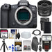 Canon EOS R5 Mirrorless Digital Camera with Canon RF 35mm f/1.8 IS Macro STM with 64GB Additional Accessories Bundle