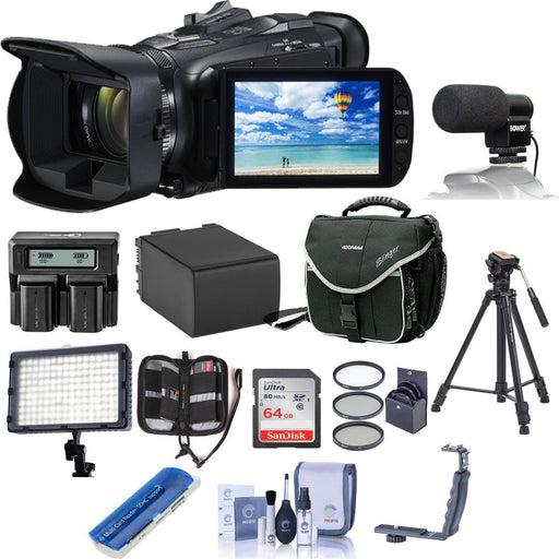 Canon VIXIA HF G40 Full HD Camcorder With Pro Accessory Bundle