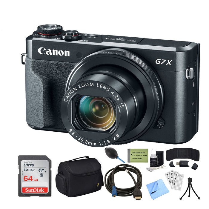 Canon PowerShot G7 X Mark II Digital Camera Starter Bundle