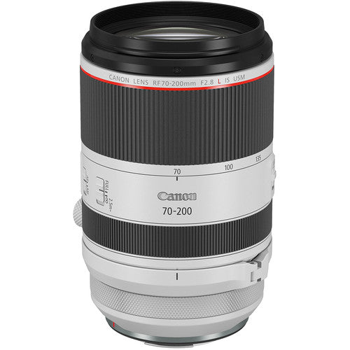 Canon RF 70-200mm f/2.8L IS USM Lens USA with 77MM Filter Kit &amp; Close-Up Filters | DSLR BackPack | Rain Protection