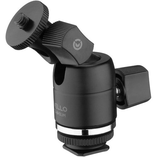 Vello Multi-Function Ball Head with Removable Bottom Shoe Mount, w/Umbrella Mount