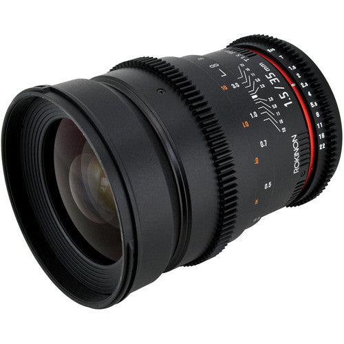 Rokinon 35mm T1.5 Cine AS UMC Lens for Micro Four Thirds Mount