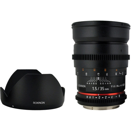 Rokinon 35mm T1.5 Cine AS UMC Lens for Micro Four Thirds Mount