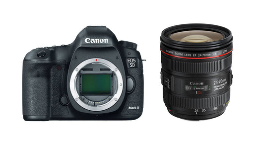 Canon EOS 5D Mark III / IV DSLR Camera with 24-70mm Lens