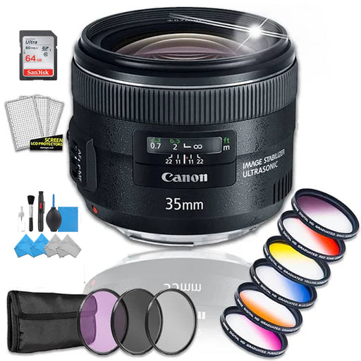 Canon EF 35mm f/2 IS USM Colors Filter Kit &amp; More