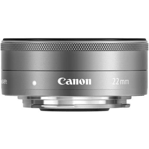 Canon EF-M 22mm f/2 STM Lens (Silver)