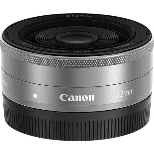 Canon EF-M 22mm f/2 STM Lens (Silver)