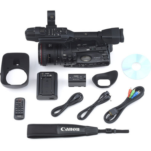 Canon XF300 HD 1080i Professional Camcorder with Sandisk Extreme Pro 32GB CF Card | CF Card Reader &amp; Cleaning Kit Bundle