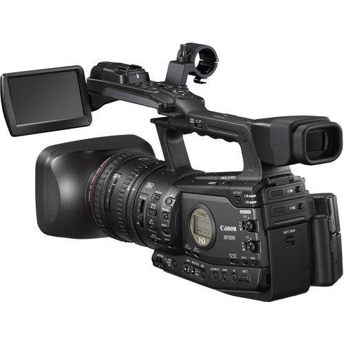 Canon XF300 HD Professional Camcorder + 2 PC 16 GB Memory Cards + All Manufacturer Accessories