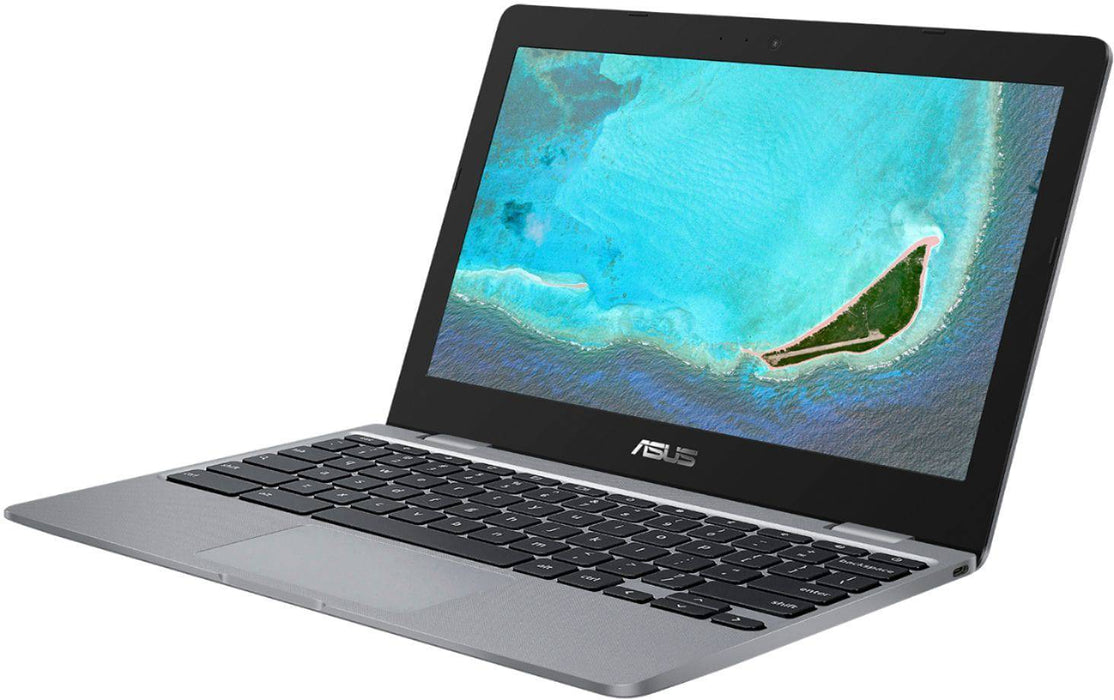 ASUS CX22NA 11.6&quot; HD Chromebook - Intel Celeron N3350 1.1GHz - 4GB RAM - 32GB eMMC - Webcam - Chrome OS - Gray