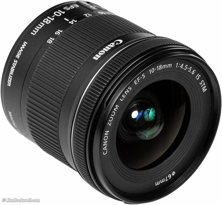 Canon EF-S 10-18mm f/4.5-5.6 IS STM Lens