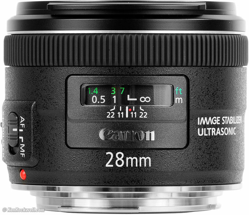 Canon EF 28mm f/1.8 USM Lens