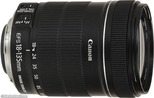 Canon EF-S 18-135mm f/3.5-5.6 IS STM Lens