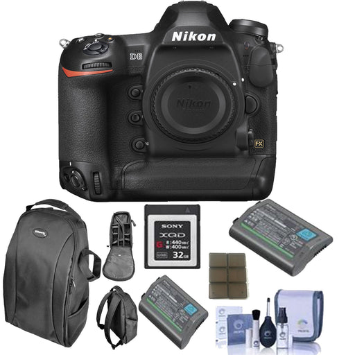 Nikon D6 DSLR Camera With 32GB XQD Card | Backpack | Spare Battery & More