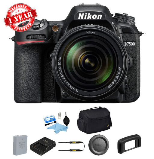 Nikon D7500 DSLR Camera with 18-140mm Lens USA RETAIL