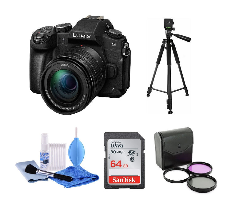 Panasonic Lumix DMC-G85 4K Mirrorless Camera with 12-60mm Lens BUNDLE