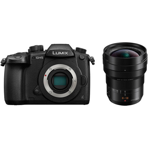 Panasonic Lumix DC-GH5 Mirrorless Micro Four Thirds Digital Camera with 8-18mm Lens Kit