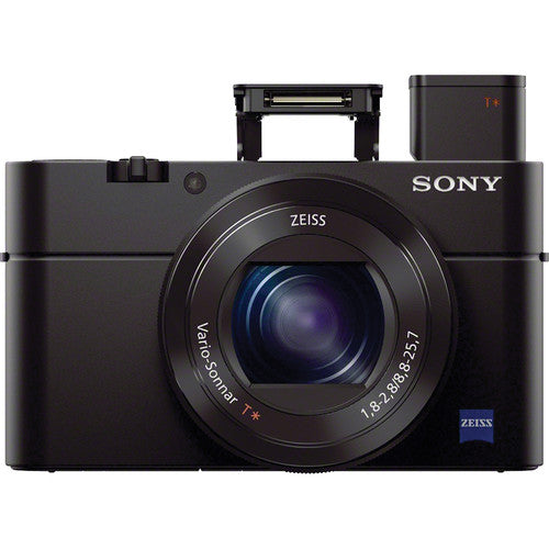 Sony DSC-RX100M III Cyber-shot Digital Still Camera Bundle with 32GB Card| Spare Battery| Bundle