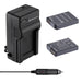 Powerextra EN-EL12 Battery &amp; Charger 2 Pack Compatible with Nikon Coolpix