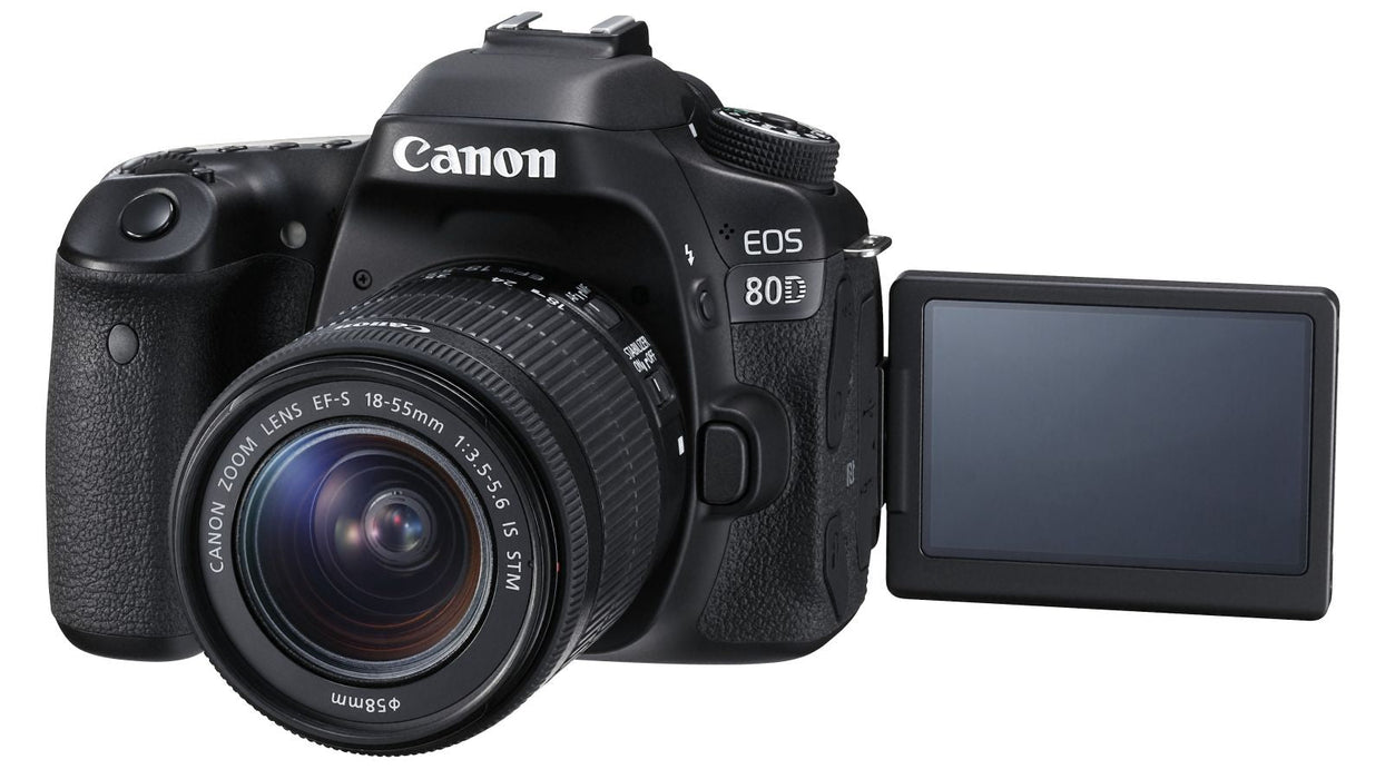 Canon EOS 80D DSLR Camera with 18-55mm IS STM Lens USA