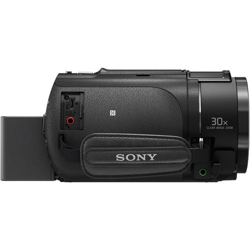 Sony FDR-AX43 UHD 4K Handycam Camcorder with Spare Battery &amp; Dual Charger Pro Bundle