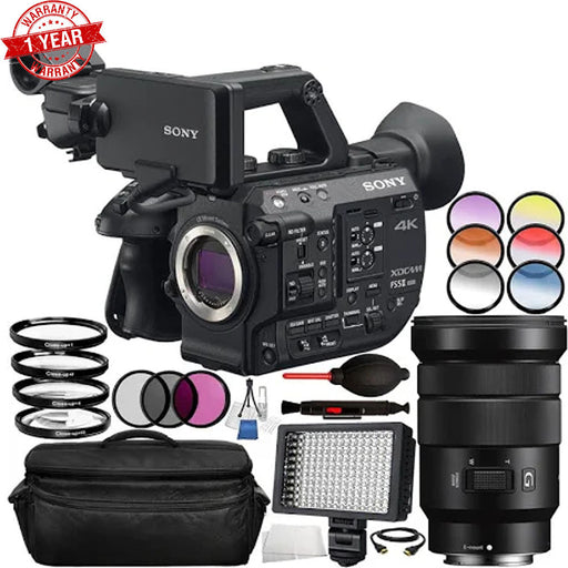 Sony PXW-FS5M2 4K XDCAM Super35mm Compact Camcorder with 18-105mm Zoom Lens 72mm Filters Bundle