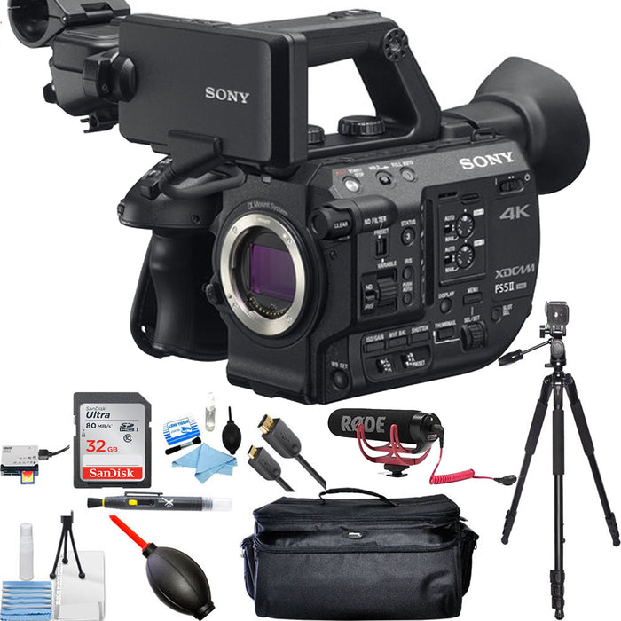 Sony PXW-FS5M2 4K XDCAM Super 35mm Compact Camcorder with Additional Accessories