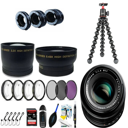 Fujifilm 35mm f/1.4 XF R Lens Professional Bundle