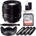 Fujifilm XF 56mm f/1.2 R Lens with 62mm +1 +2 +4 +10 Close-Up Macro Filter Set Bundle