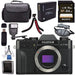 FUJIFILM X-T30 Mirrorless Digital Camera (Body Only, Black) with Sony 64GB Starter Bundle