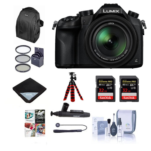 Panasonic LUMIX DMC-FZ1000 Digital Camera Editor Bundle