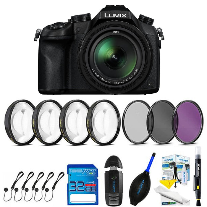 Panasonic LUMIX DMC-FZ1000 Digital Camera With 32GB &amp; More