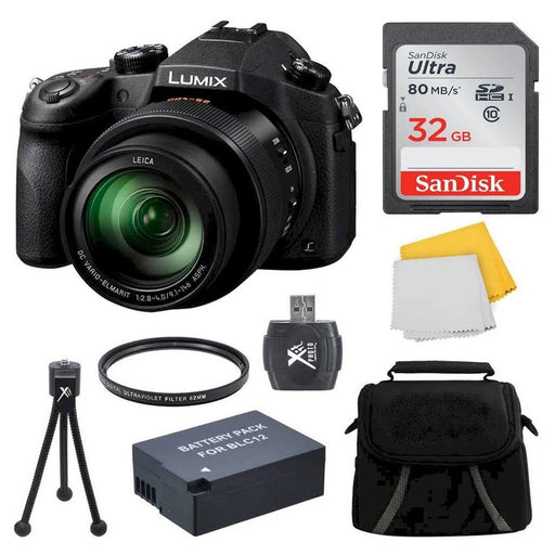 Panasonic LUMIX DMC-FZ1000 Digital Camera Starter Bundle With 32GB Incldues