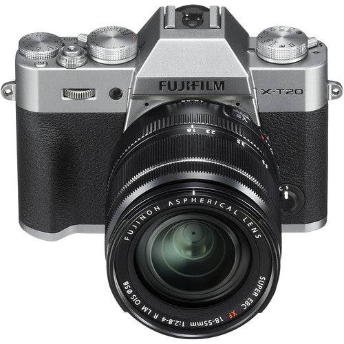 Fujifilm X-T20 Mirrorless Digital Camera with 18-55mm Lens (Silver)