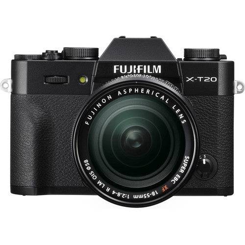 Fujifilm X-T20 Mirrorless Digital Camera with 18-55mm Lens (Black)