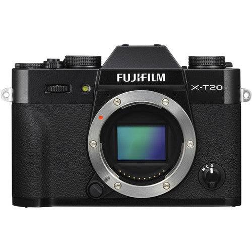 Fujifilm X-T20 Mirrorless Digital Camera (Body Only, Black)