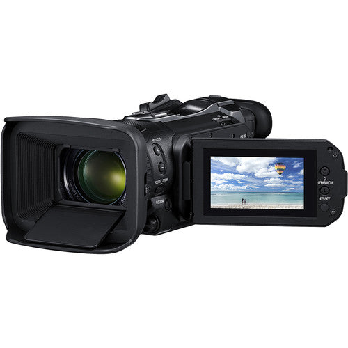 Canon Vixia HF G60 UHD 4K Camcorder with Premium Accessory Kit Including Padded Backpack &amp; 128GB High Speed U3 Memory