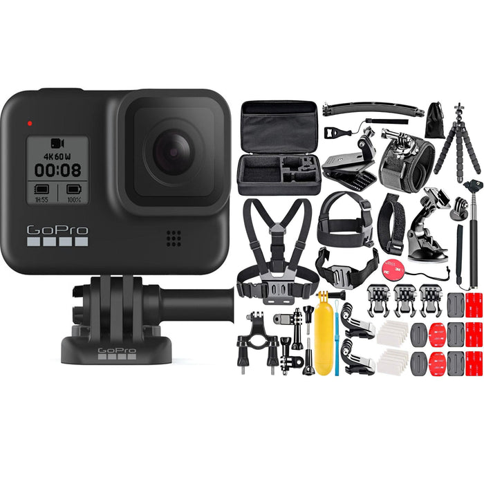 GoPro HERO8 Black with Neewer 50-In-1 Action Camera Accessory Kit