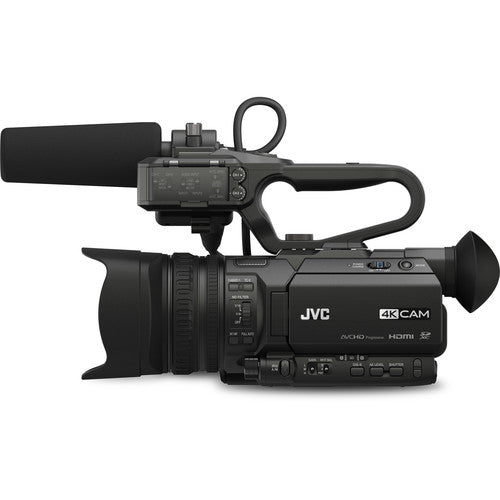 JVC GY-HM200HW House of Worship Streaming Camcorder w/ 128GB Memory Card Deluxe Bundle