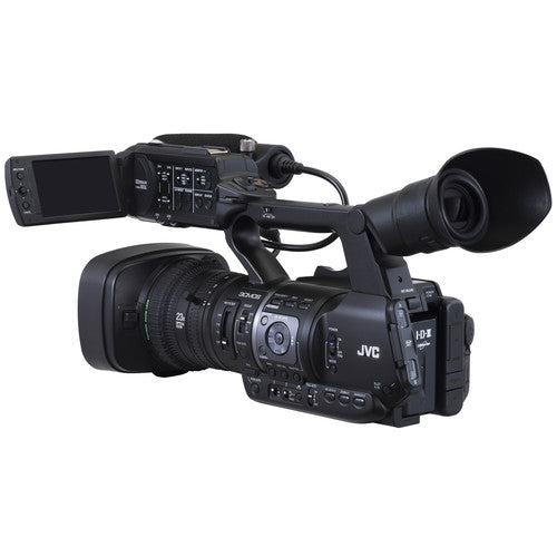 JVC GY-HM660u ProHD Mobile News Streaming with SanDisk 128GB MC, Professional Tripod, Tripod Dolly, Professional Carrying Case, and More